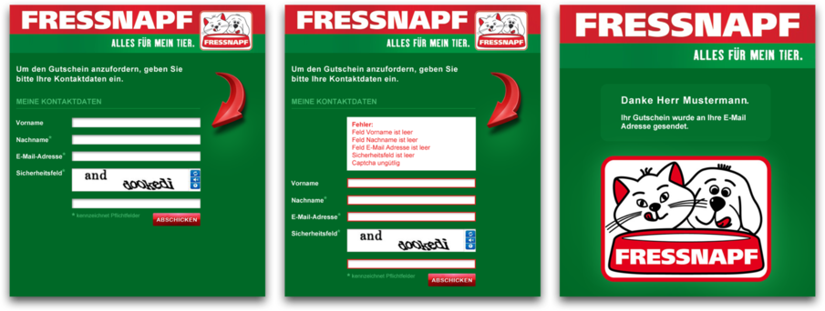 Online-Coupons für Fressnapf