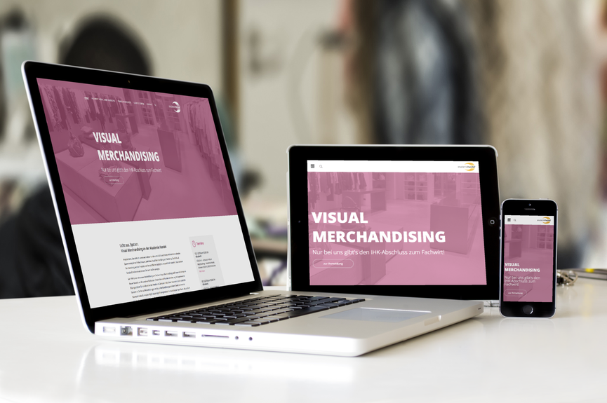 Responsive Webdesign, Visual Merchandising, Akademie Handel