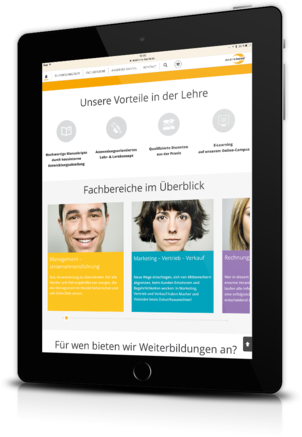 Akademie Handel neuer Online-Auftritt