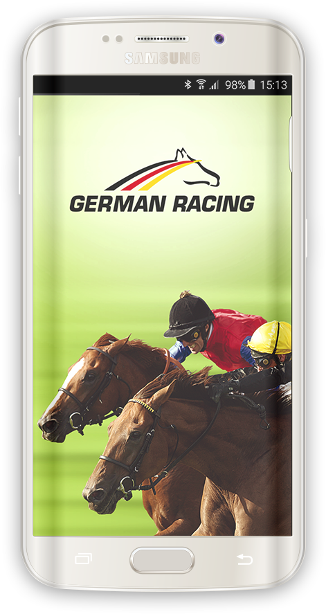German Racing App auf Smartphone