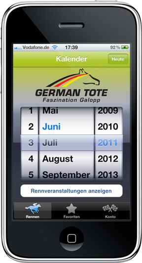 App im Jahr 2011