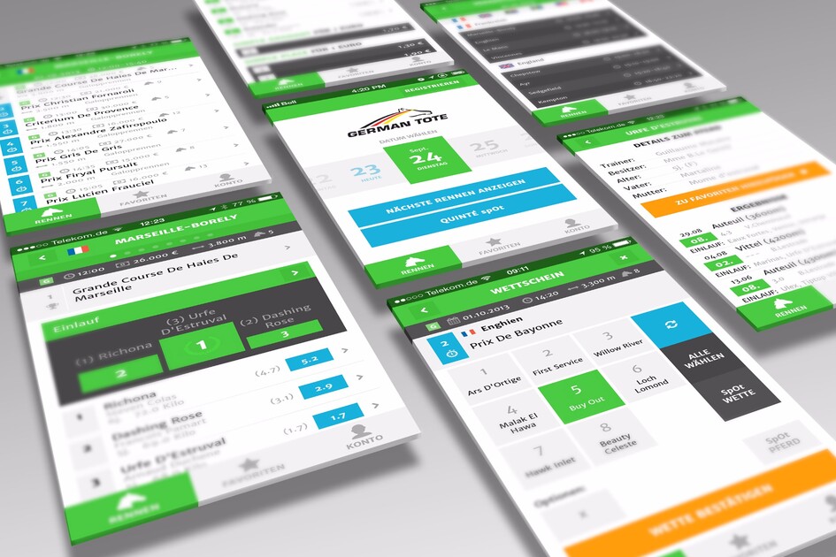 App im Einsatz