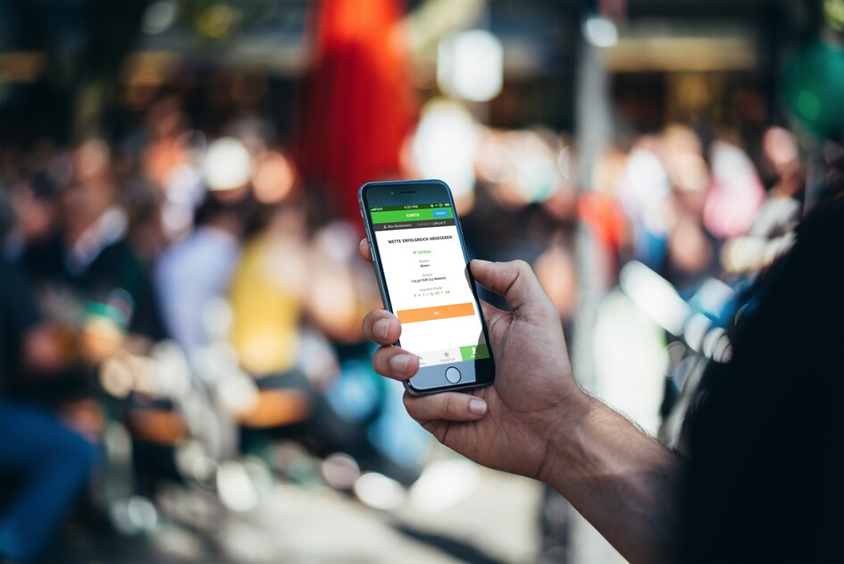 App im Einsatz