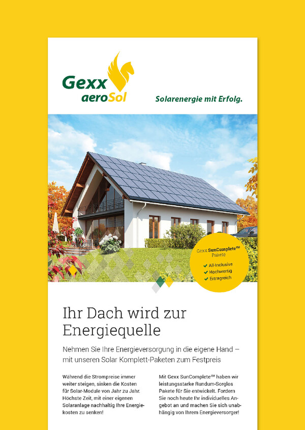 Corporate Design für einen Solaranbieter