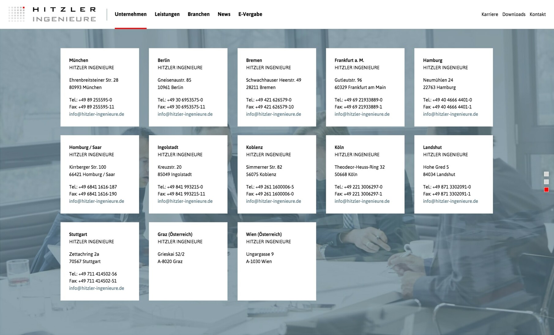 Website Relaunch für HITZLER INGENIEURE - FIGGE+SCHUSTER AG