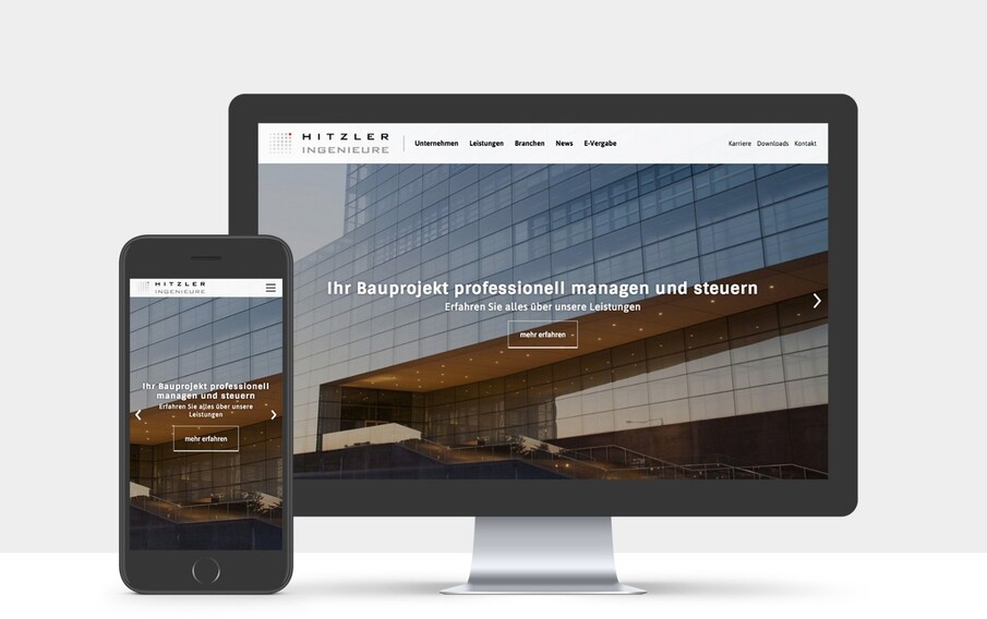 Neuer online Auftritt der Hitzler Ingenieure