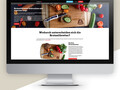 Website mit Multiprojektstruktur für Lerche Werbemittel