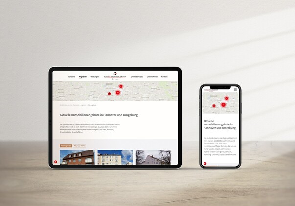 Nutzeroptimierte Website
