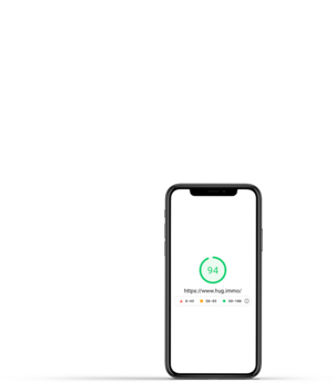 Pagespeed der neuen Website (Mobil)