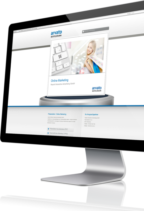 Arvato Showroom auf dem PC