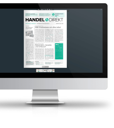 Webkiosk für den neuen Handel direkt 