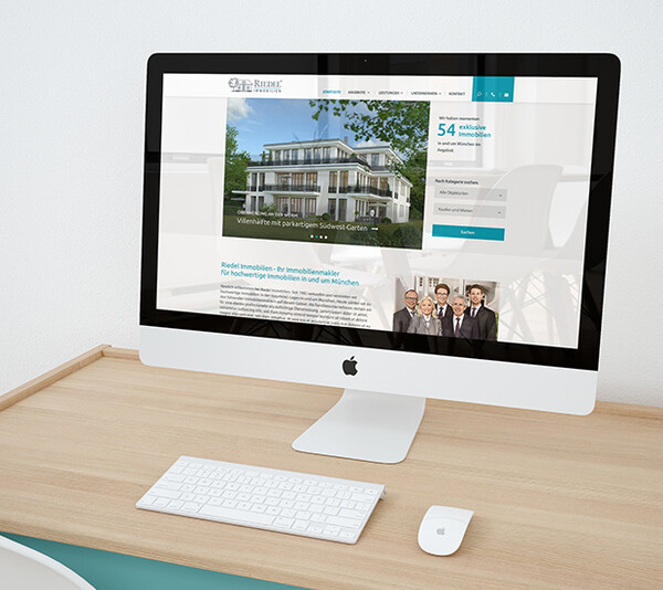 Riedel Immobilien Website Relaunch