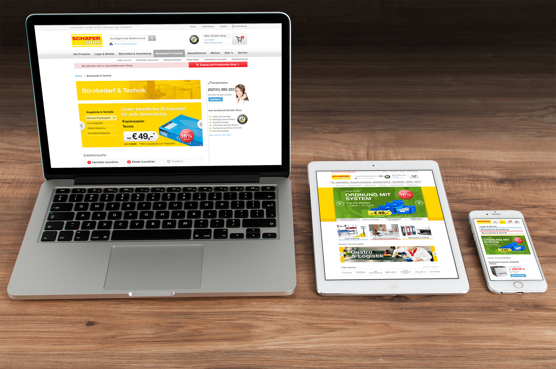 Schäfer ShopResponsive Webdesign