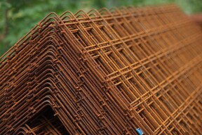 Detailaufnahme Baustahl
