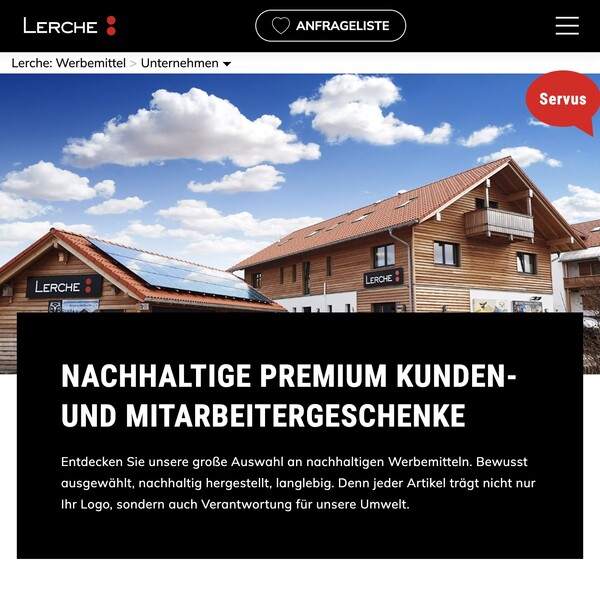 Technischer Relaunch für Lerche Werbemittel – lerche-werbemittel.de