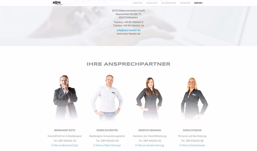 Ansprechpartner Zotz Bäder