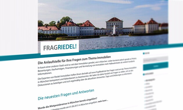 Immobilien Website: Kundenfragen