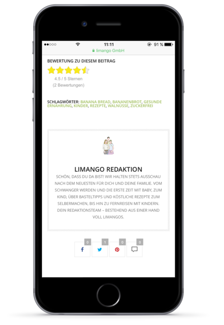 limango Magazin Beitrag bewerten