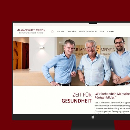 Neue Online-Auftritte für Marianowicz Medizin