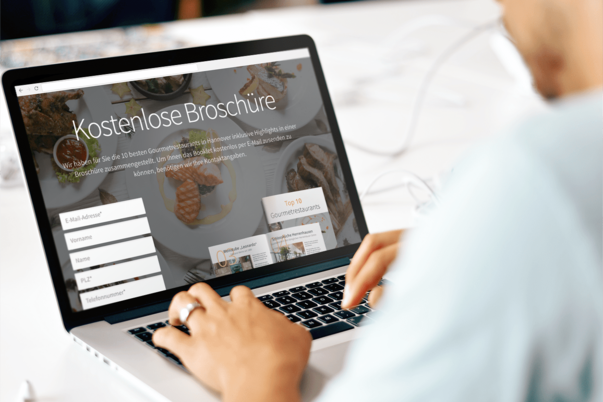 Leadoptimierte Landingpage im Onlinemarketing